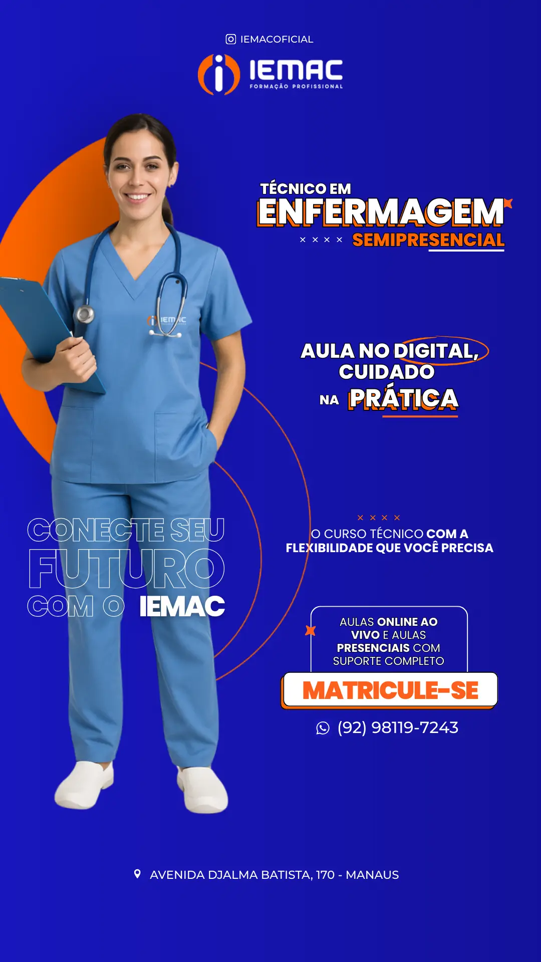 CURSO TÉCNICO EM MANAUS IEMAC - ENFERMAGEM MOBILE